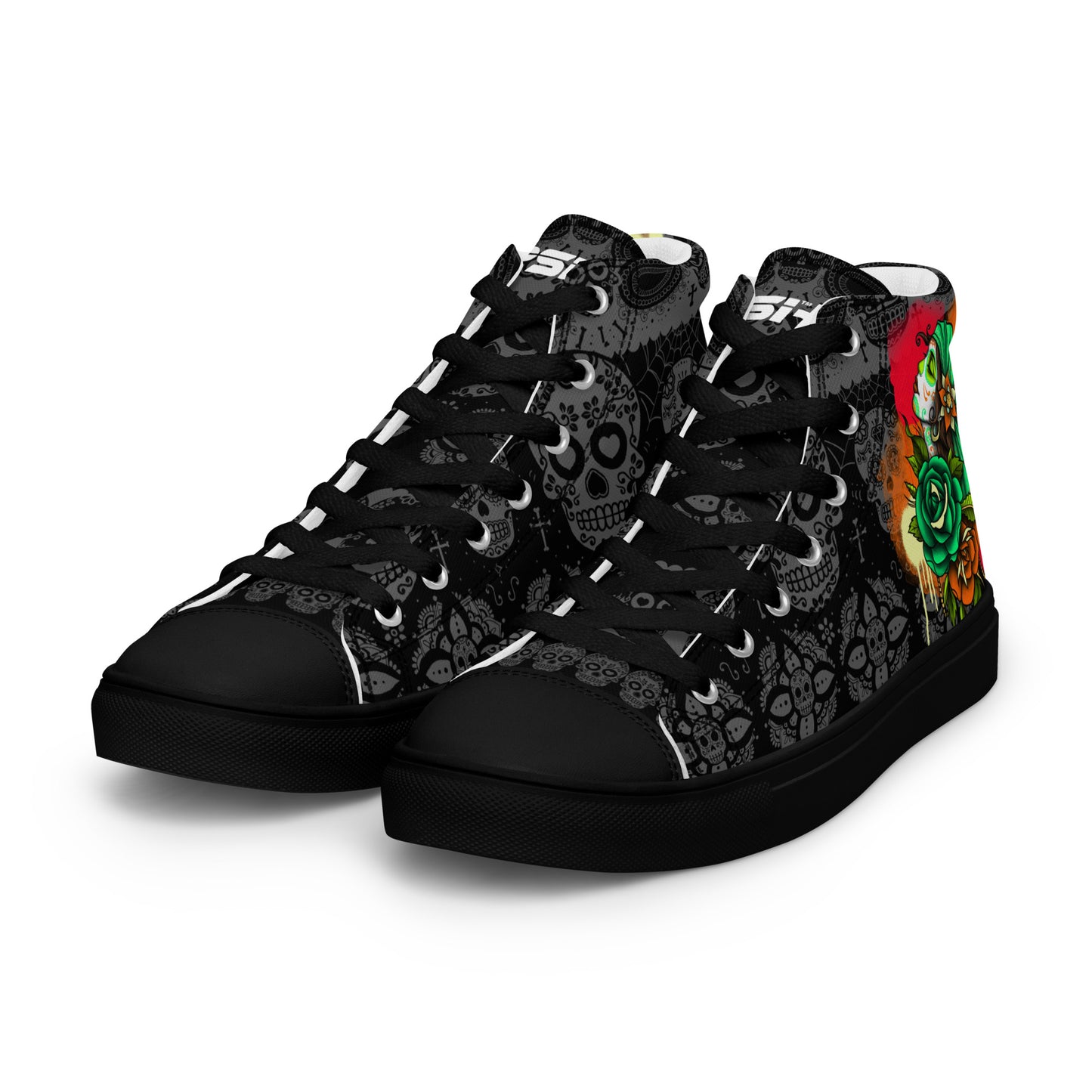 PSI Mens High Top Canvas Sneakers